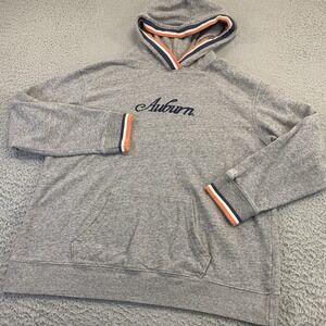 Auburn Tigers Hoodie Mens Large Sweater Heathered Gray Tailgate NCAA‎ College